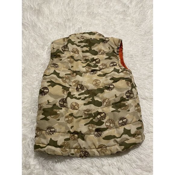 Timberland Logo Puffer Vest Toddler Size 3T - Picture 5 of 7